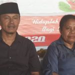 Untung Tamsil/Bacabup Fakfak didampingi Yohana Dina Hindom/Bacawabup Fakfak saat Konferensi Pers, ft rustam/mataradarindonesia.com