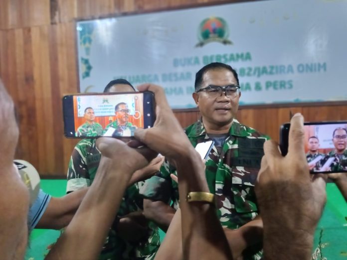 Danrem 182/JO Fakfak. Letkol Inf. Irwan Budiana, SE, M.M, m.Han, foto ; rustam rettob/mataradarindonesia.com