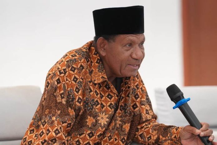 Ketua Panitia Peringatan 666 Tahun Masuknya Agama Islam di Tanah Papua. ketika menyampaikan sosialisasi di Kampus Politeknik Negeri Fakfak, Sabtu, 25 Juli 2026 kemarin, foto ; rustam rettob/mataradarindonesia.com