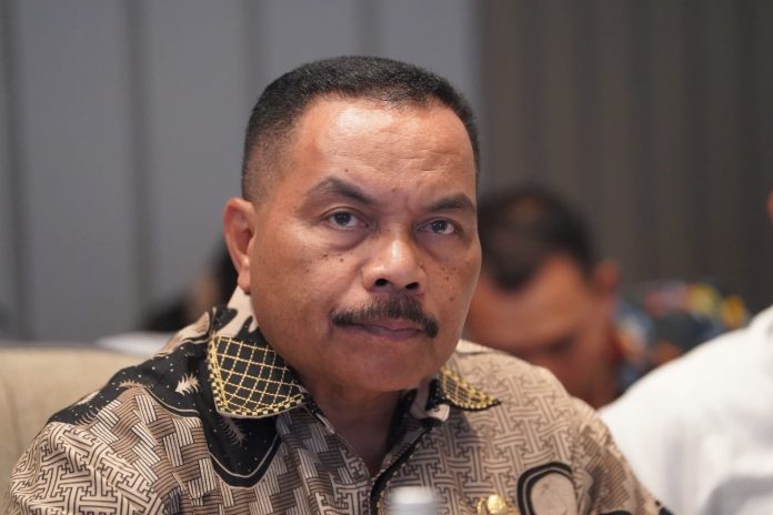 Sekda Fakfak yang baru : Arief H. Rumagesan dalam satu kesempatan belum lama ini, foto ; rustam rettob/mataradarindonesia.com